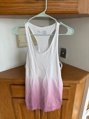 ZYIA Pink Ombré Copper Charged Tank